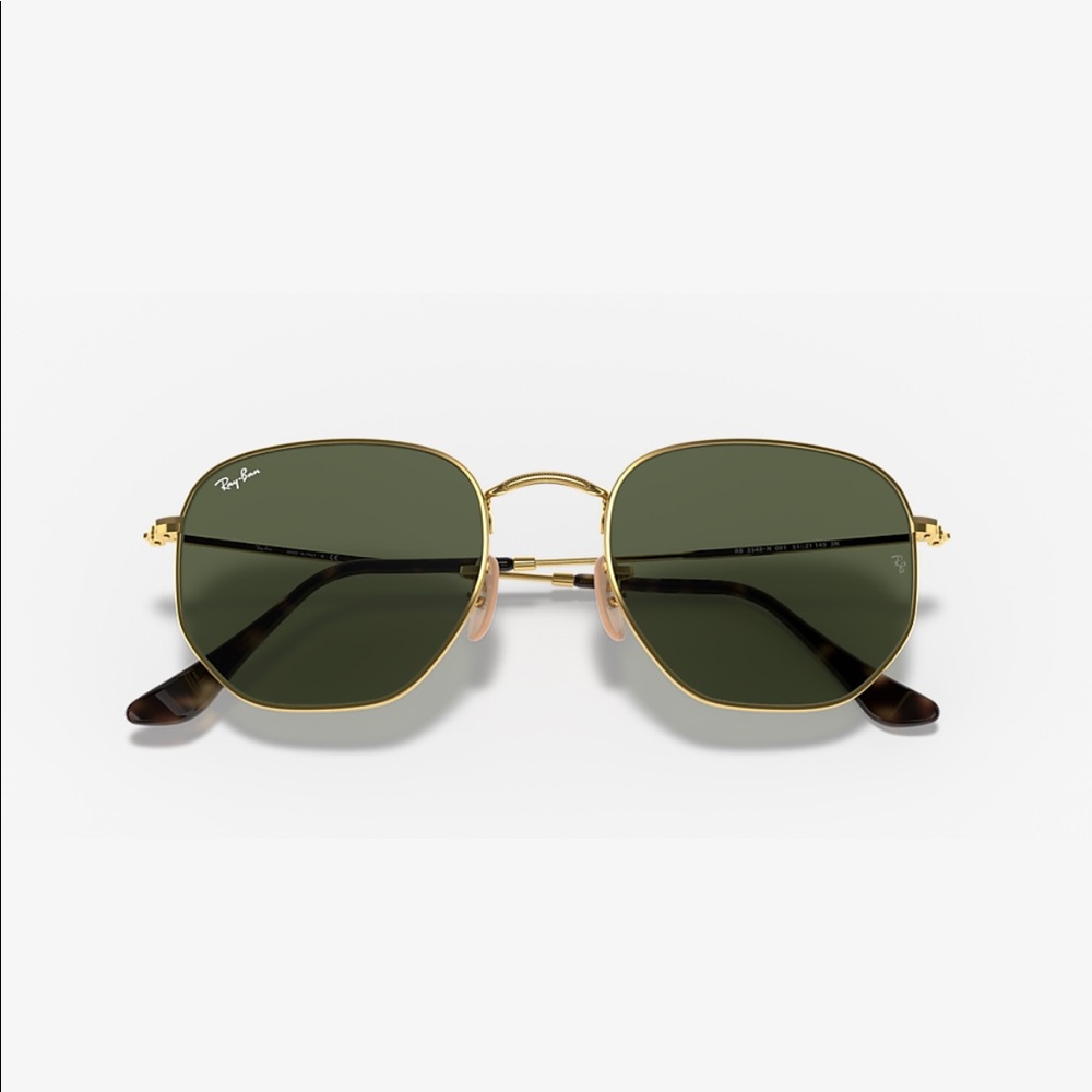 RAY-BAN RB3548N HEXAGONAL FLAT LENSES